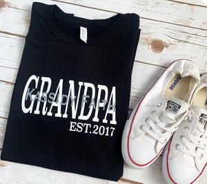 Grandpa EST. Shirt